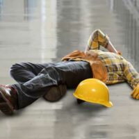 construction worker on the floor